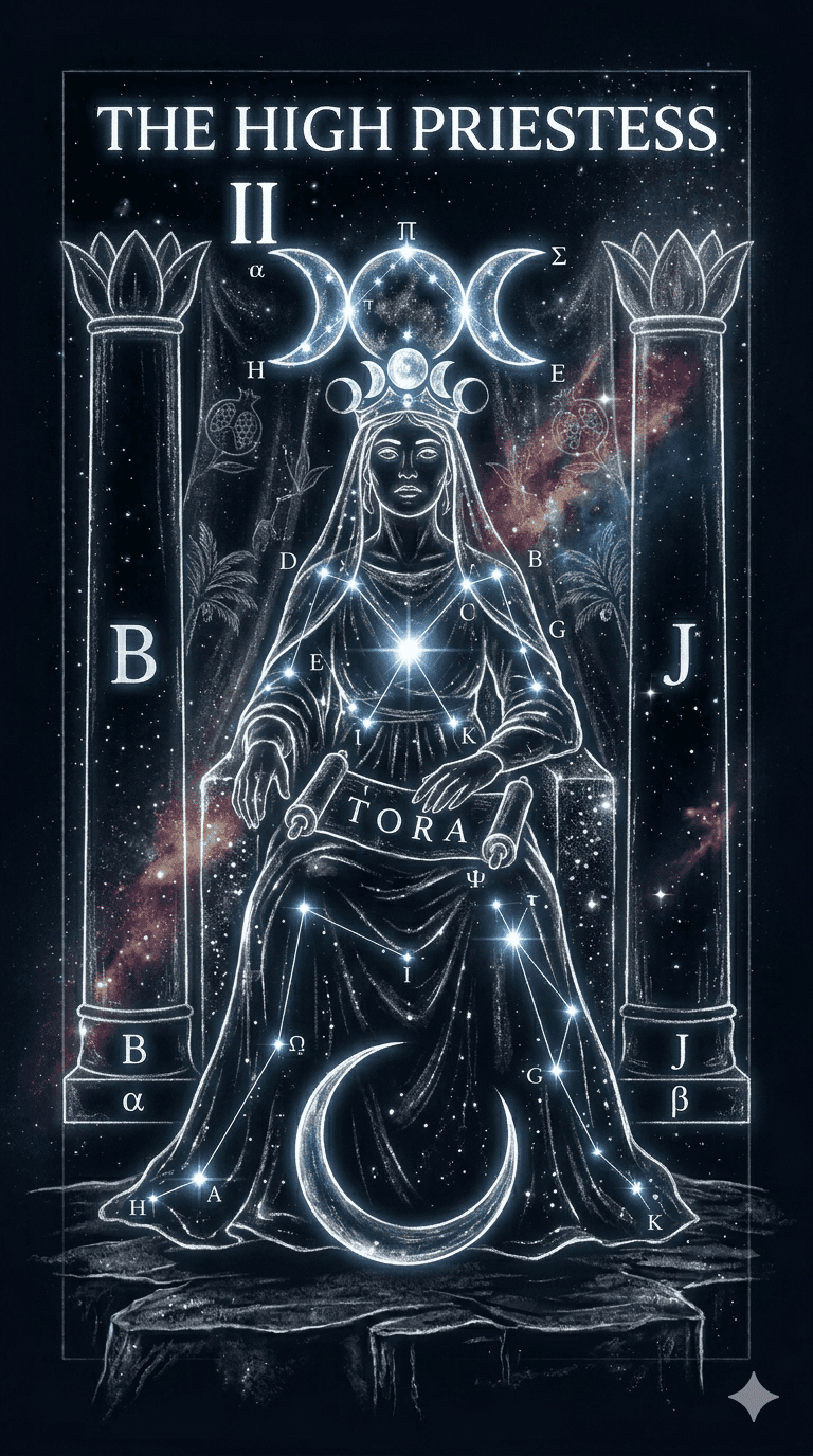 The High Priestess tarot card